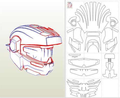 Helmet Foam Template