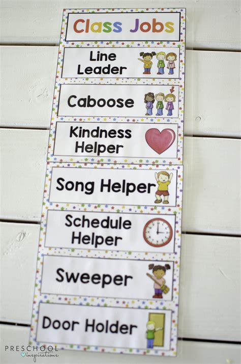 Helpers Chart For Preschoolers