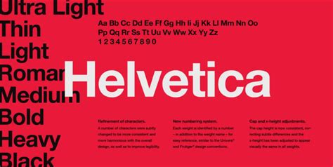 Helvetica: The Iconic Font with Enduring Appeal