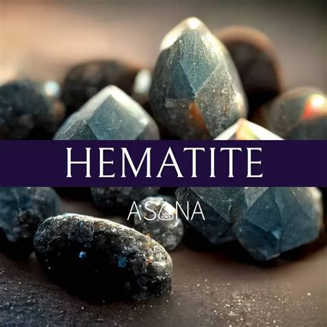 Hematite, the Antiseptic Crystal: