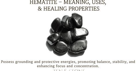 Hematite: Grounding and Strength