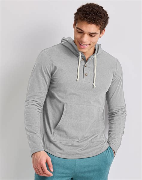 Henley Hooded Sweatshirt: The Perfect Blend of Comfort and Style