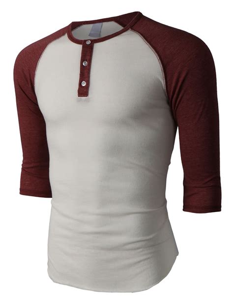 Henley Raglan Shirt Men Short Sleeve: The Epitome of Casual Elegance