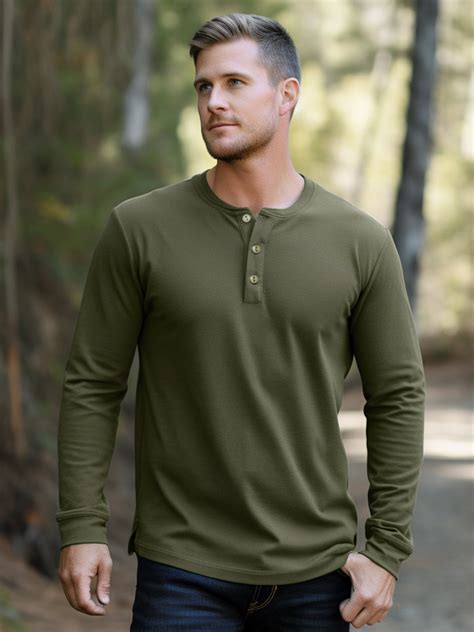 Henley Shirt Long Sleeve: A Timeless Classic