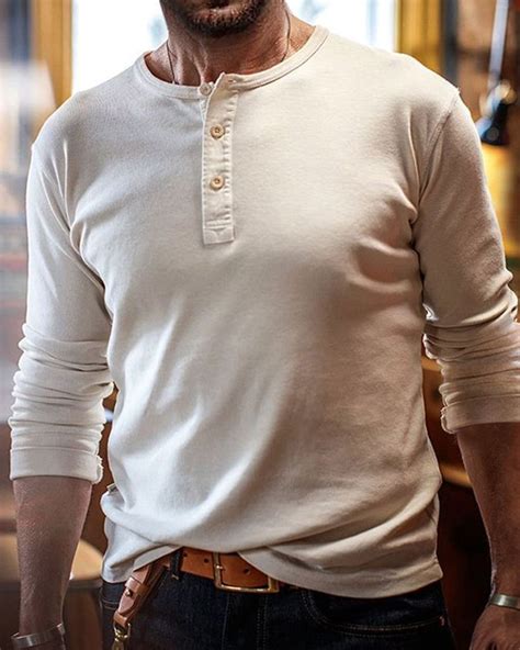 Henley Shirt Long Sleeve: The Versatile Wardrobe Staple