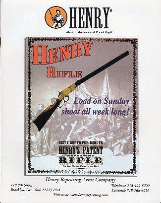 Henry Guns Catalog
