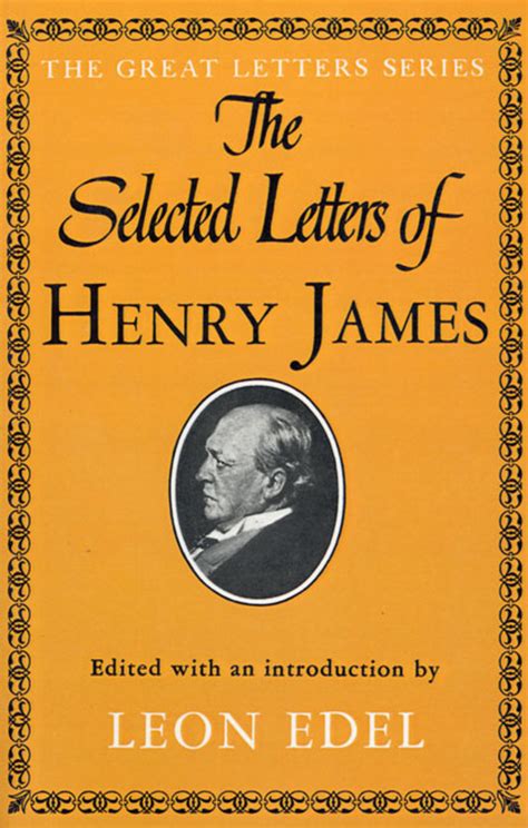 Henry James Selected Letters PDF