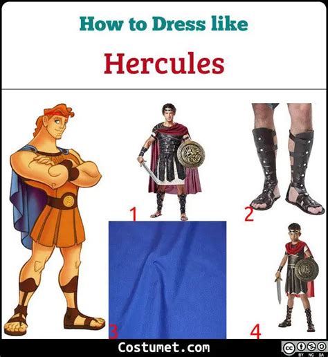 Hercules Costume: Transform into the Mighty Hero