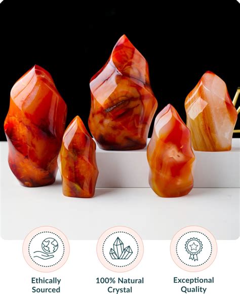 Here are 55 essential facts about carnelian flame: