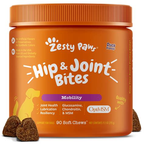 Here are some of the benefits of Zesty Paws Joint Supplements: