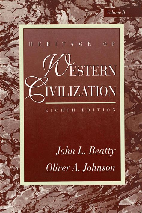 Heritage of Western Civilizatio PDF