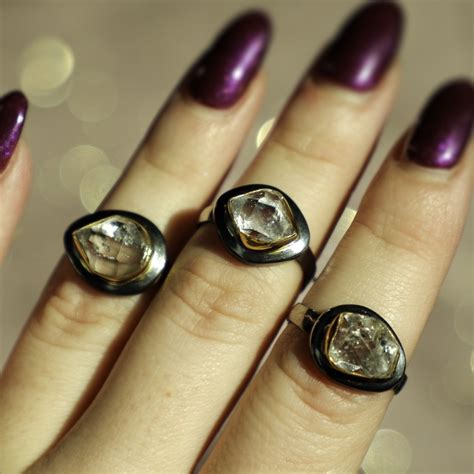 Herkimer Diamond Rings: Shimmering Symbols of Clarity and Transformation