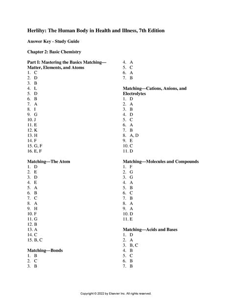 Herlihy Chapter Key Answer Doc