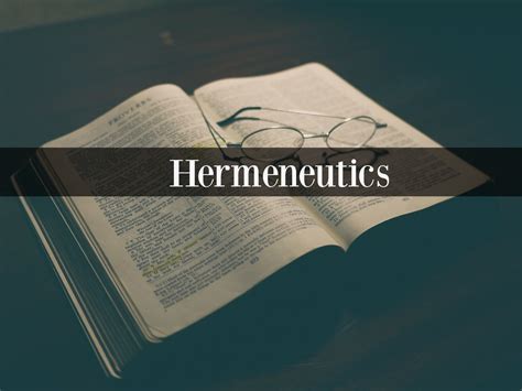 Hermeneutics PDF
