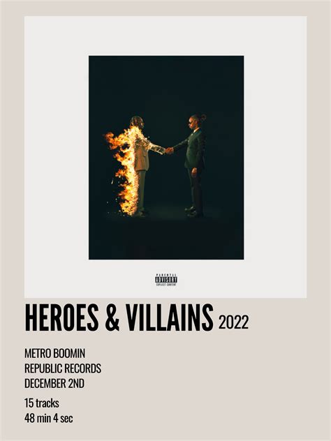 Heroes and Villains Album Cover: 100+ Inspiring Images