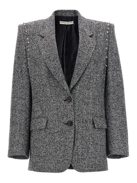 Herringbone Tweed Blazers: