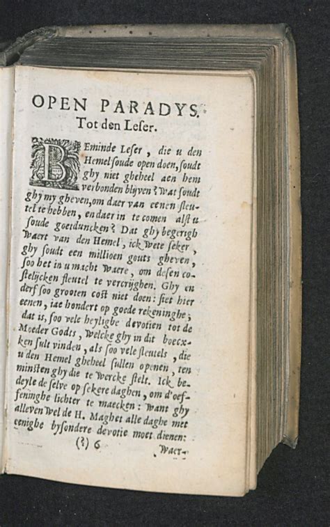 Het Open Paradys Des Hemels Verciert Met Verscheyde Schoone Onderwysingen, Gebeden, Oeffeningen Ende Doc