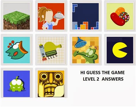 Hi Guess The Game Answers Epub