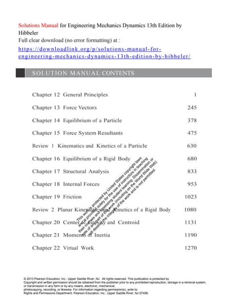 Hibbeler Dynamics 13th Edition Solutions Chapter 10 Reader