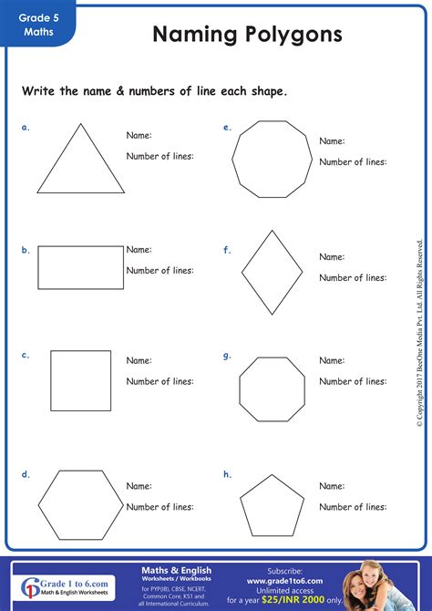 Hidden Polygons Worksheet Answers Doc