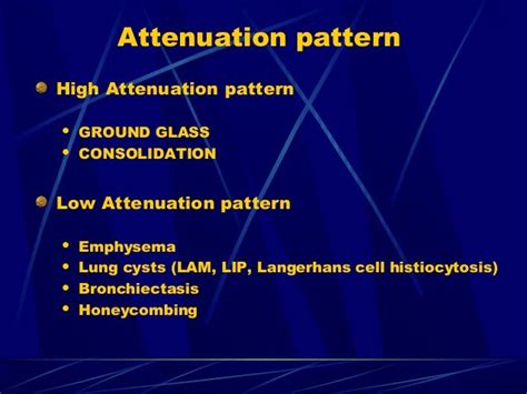 High Attenuation: