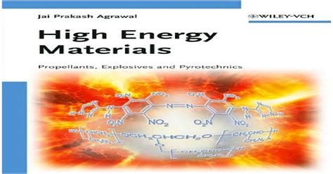 High Energy Materials: Propellants, Explosives and Pyrotechnics PDF