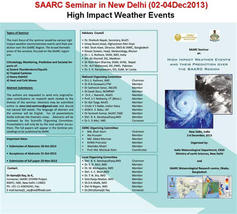 High Impact Weather Events and Their Prediction over the SAARC Region Epub