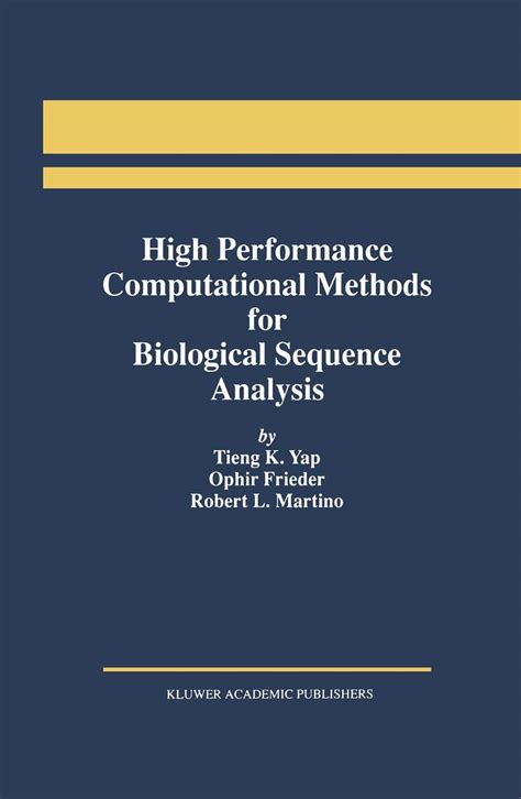 High Performance Computational Methods for Biological Sequence Analysis 1st Edition Doc