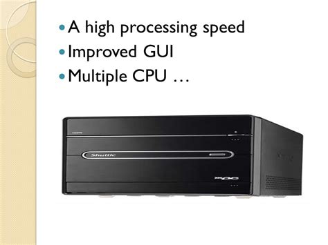 High Processing Speed: