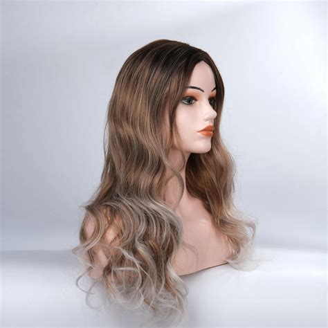 High Quality Brown Wavy Long Rihanna Wigs