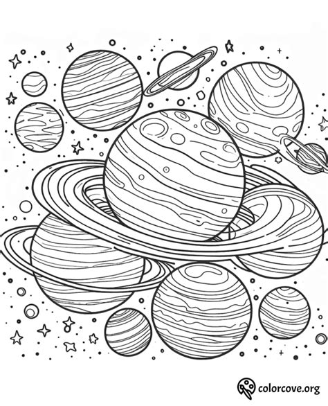 High Quality Free Space Coloring Pages Printable