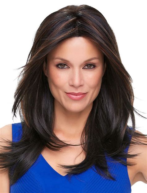 High Quality Straight Black Layered Hot Wigs