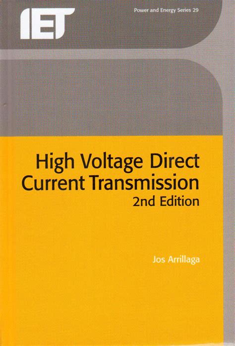 High Voltage Direct Current Transmission  By J Arrillaga PDF Book Kindle Editon