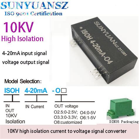 High isolation voltage: