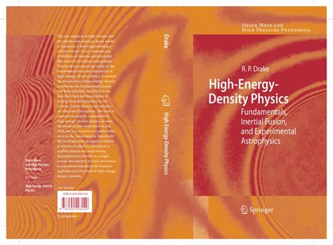 High-Energy-Density Physics Fundamentals, Inertial Fusion, and Experimental Astrophysics Reader