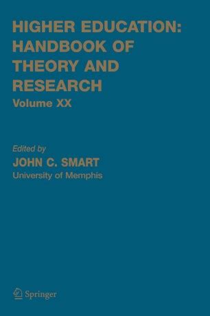 Higher Education, Vol. 16 Handbook of Theory and Research 1st Edition Reader