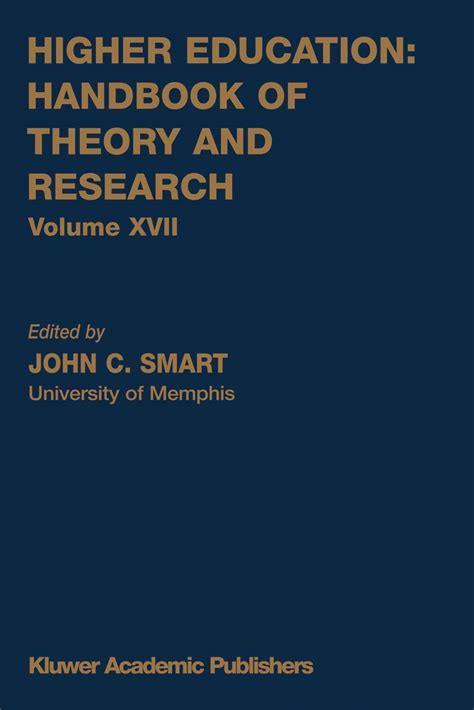 Higher Education Handbook of Theory and Research Epub