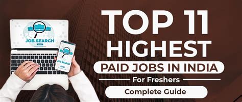 Highest Paying Jobs in India for Freshers: A Comprehensive Guide to 10+ Lucrative Careers