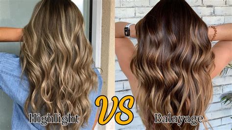 Highlight vs Balayage