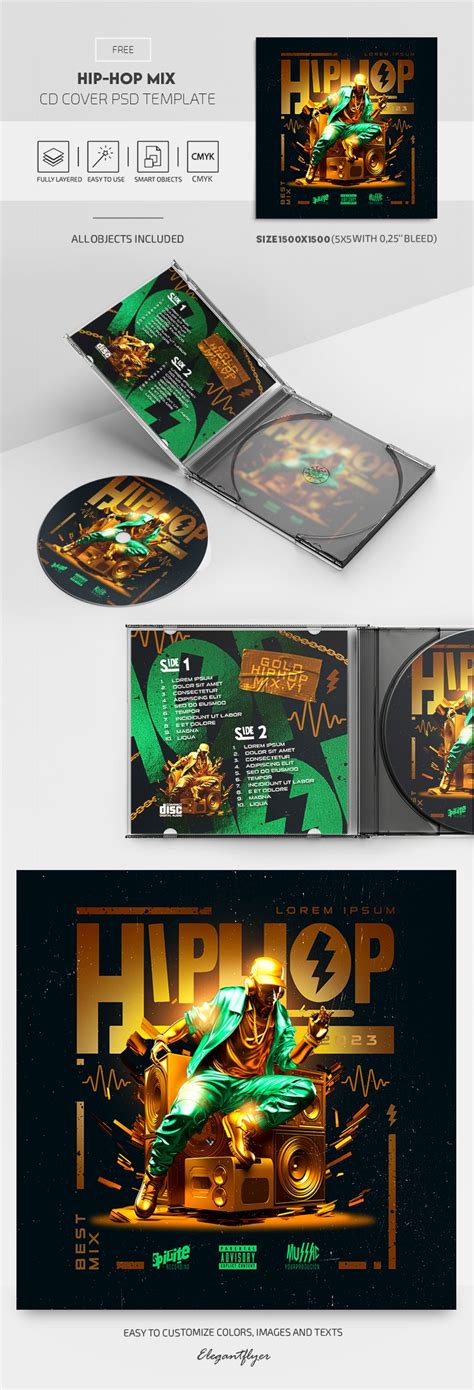 Hip Hop Album Cover Templates