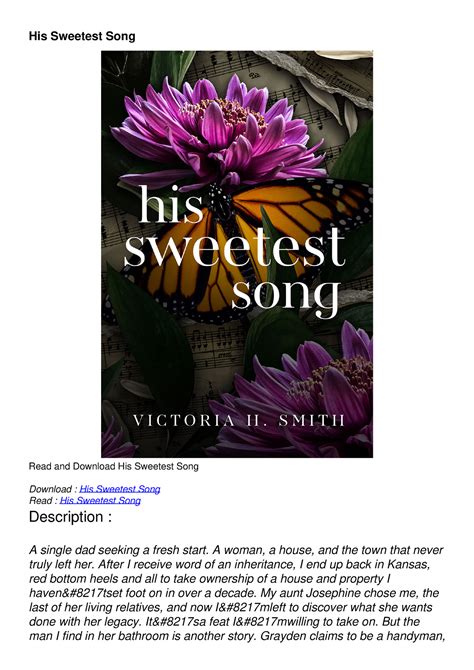 His Sweetest Song Kindle Editon