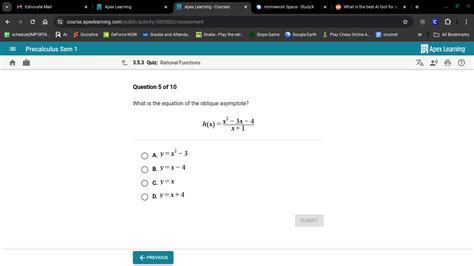 Hisd Pre Calculus Sem 1 Apex Answers Doc