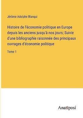 Histoire de L Conomie Politique Kindle Editon