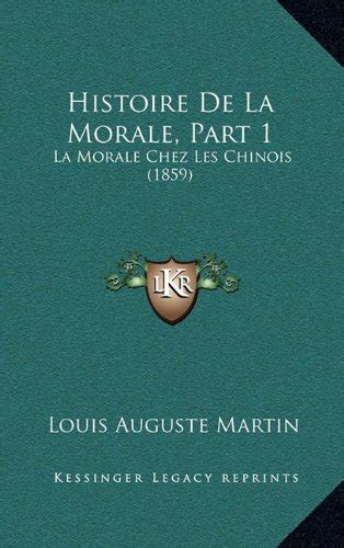 Histoire de La Morale La Morale Chez Les Chinois Doc