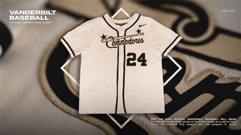 Historical Evolution of the Vanderbilt Baseball Jersey