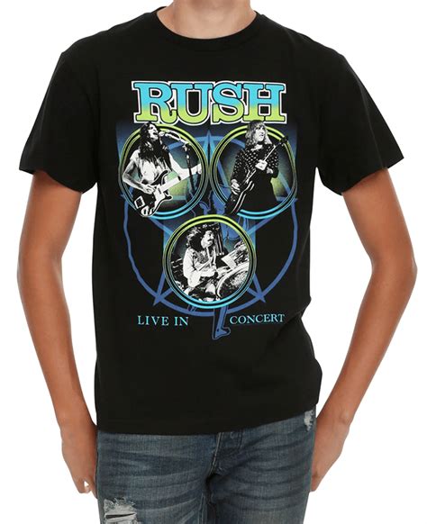 Historical Significance of Rush Band T-Shirts