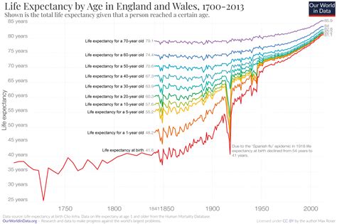 Historical and Current Life Expectancy