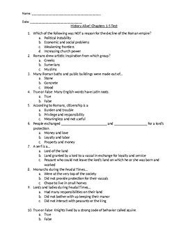 History Alive 6th Grade Test Answers PDF