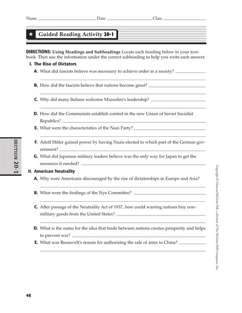 History Guided Reading Answers 20 2 Reader