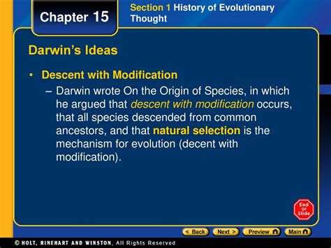 History Of Evolutionary Thought Section 15 1 Review Answer Key Doc